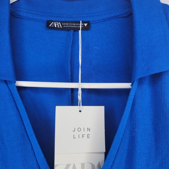 NWT Blue Collared Zara Casual Dress Size Medium - Picture 4 of 4